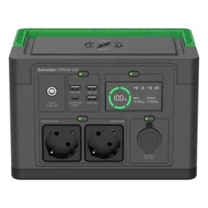 Schneider OffGrid Portable Power Station 730, 738Wh Lithium-ion, 2 Schuko, Sinewave